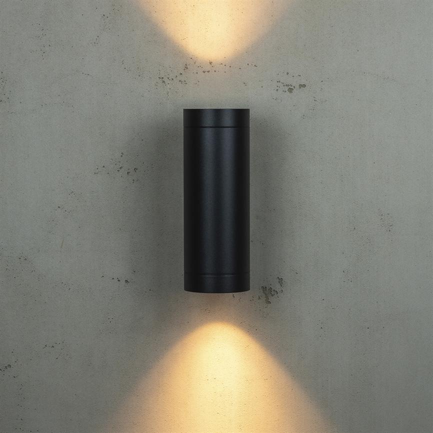 Stege Außenwandlampe Up/Down – Schwarz