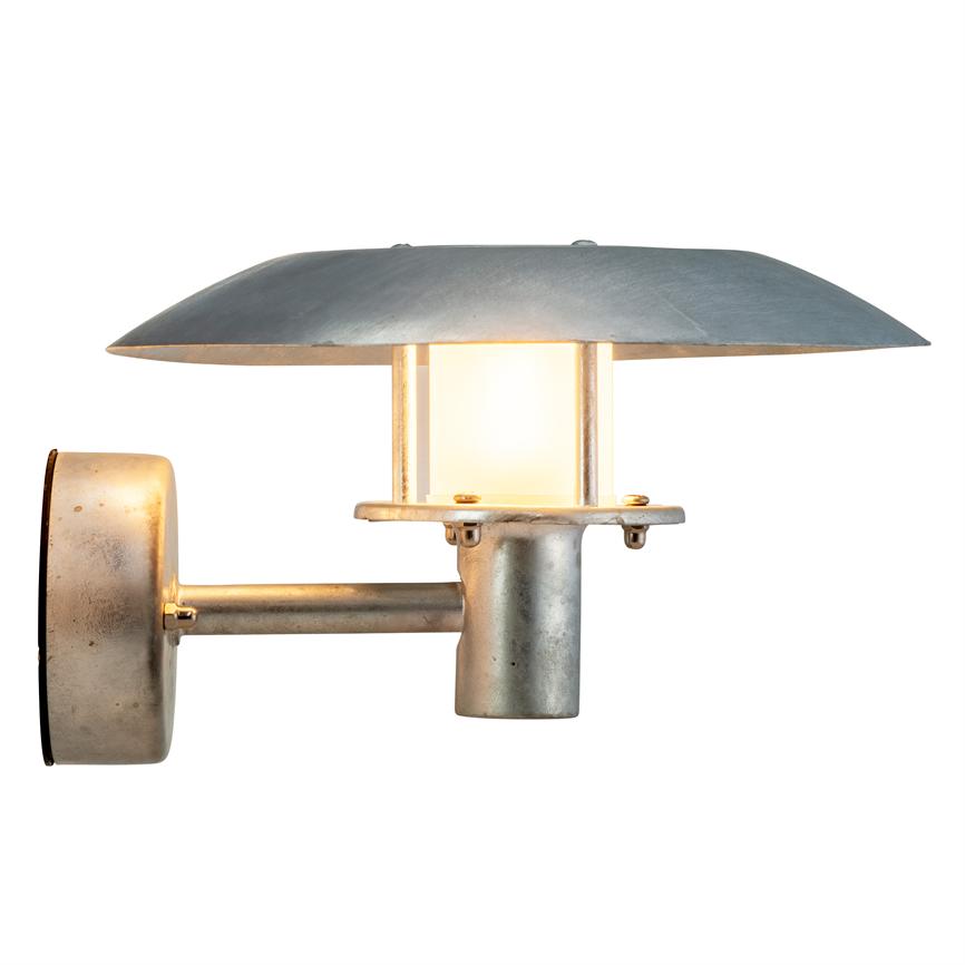 Randers Außenwandlampe – Verzinkt