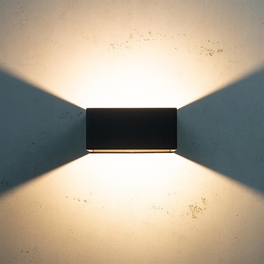 Jupiter Außenwandlampe – Schwarz – Ansicht 2