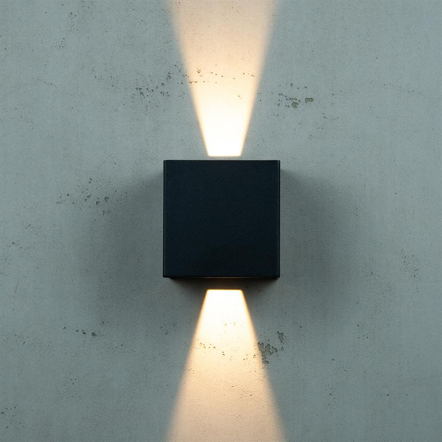 Venus Außenwandlampe – Schwarz