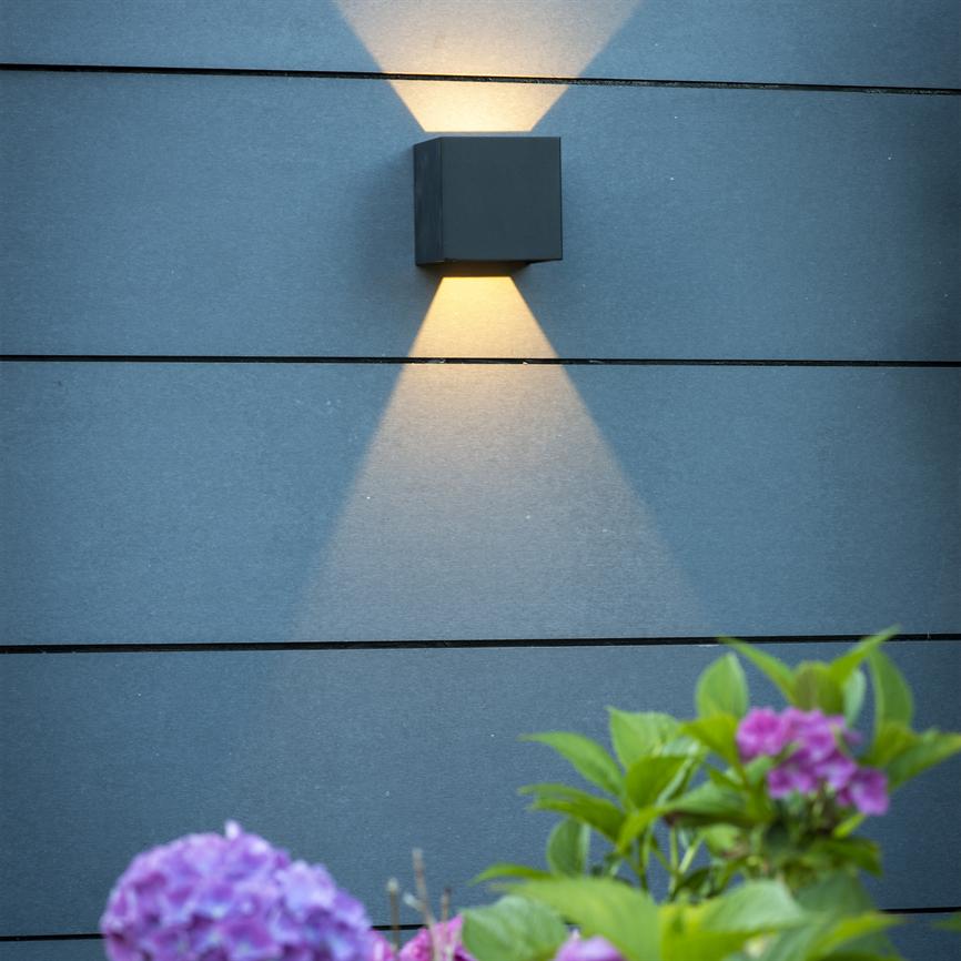 Venus Außenwandlampe – Schwarz