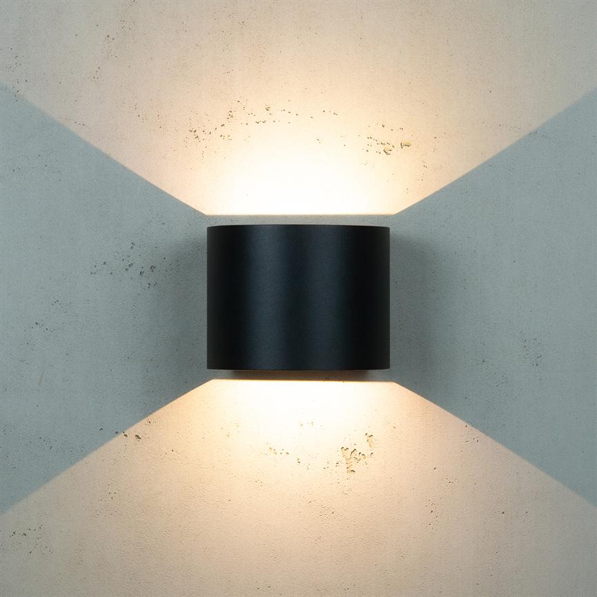 Mars Außenwandlampe – Schwarz