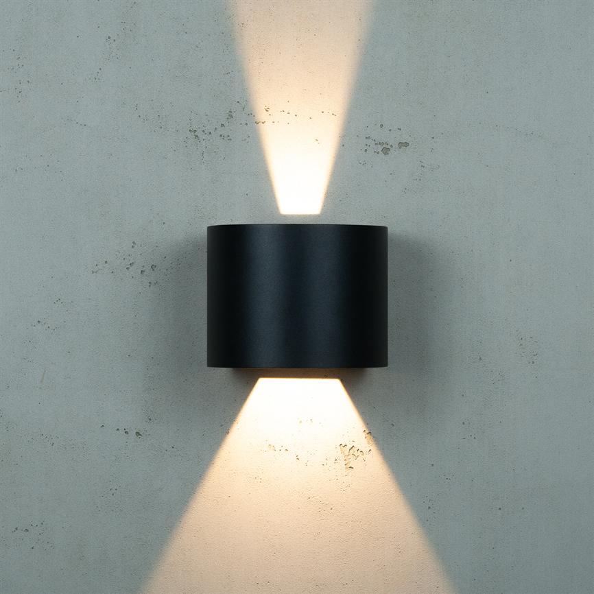 Mars Außenwandlampe – Schwarz