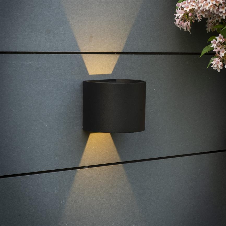 Mars Außenwandlampe – Schwarz