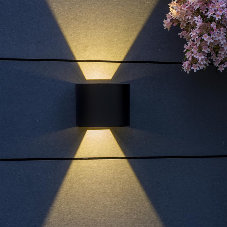 Mars Außenwandlampe – Schwarz