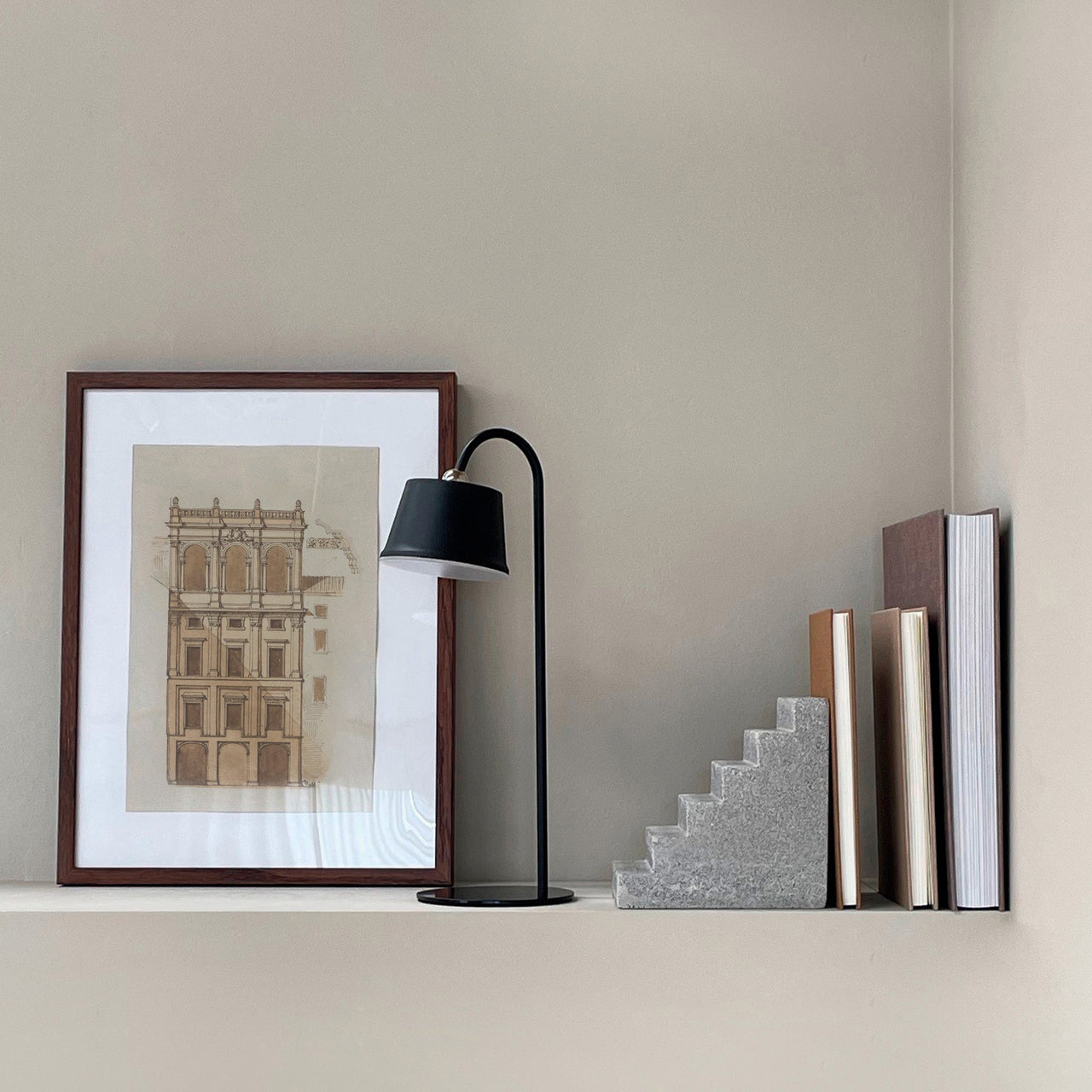POP LED Wiederaufladbare Tischlampe – Schwarz