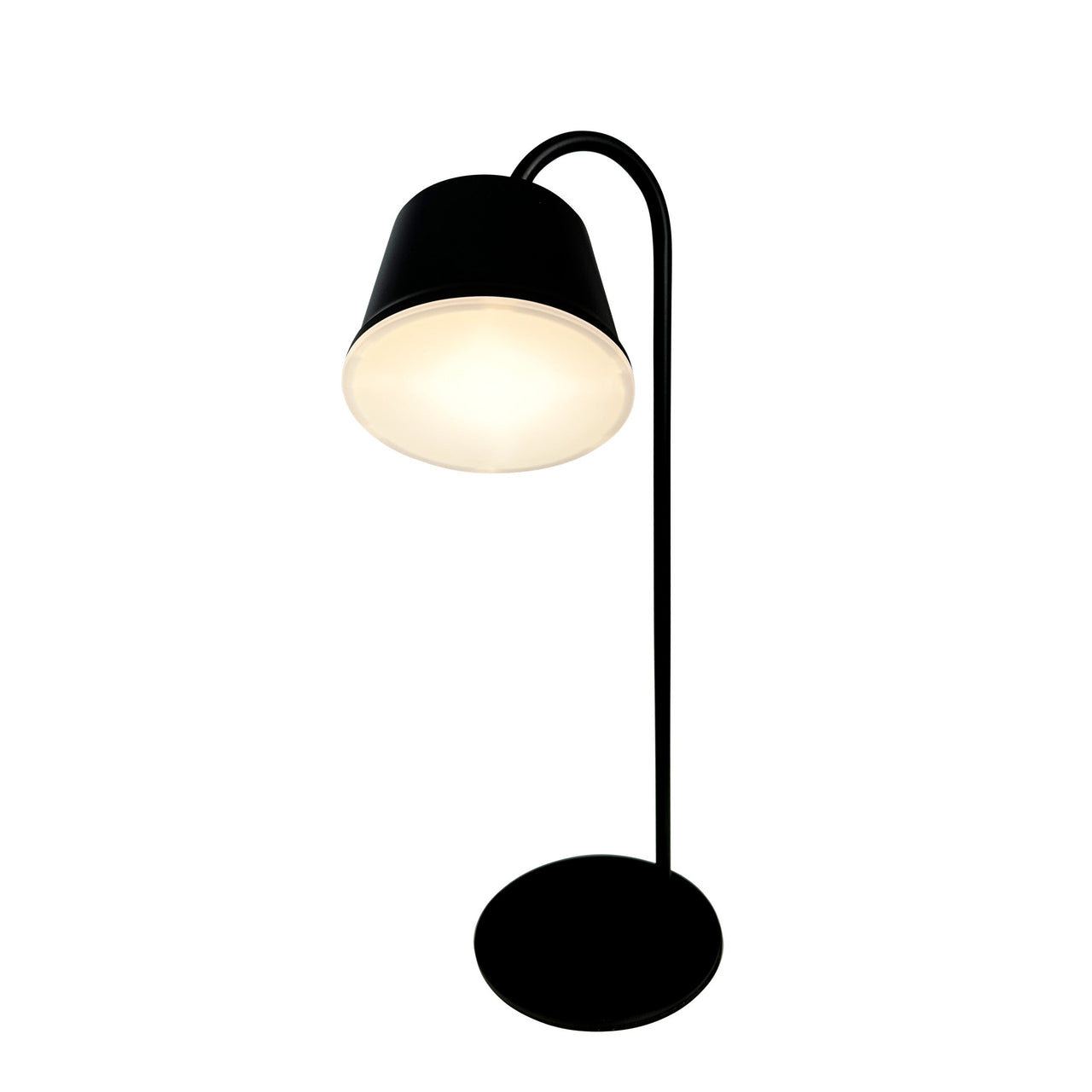 POP LED Wiederaufladbare Tischlampe – Schwarz