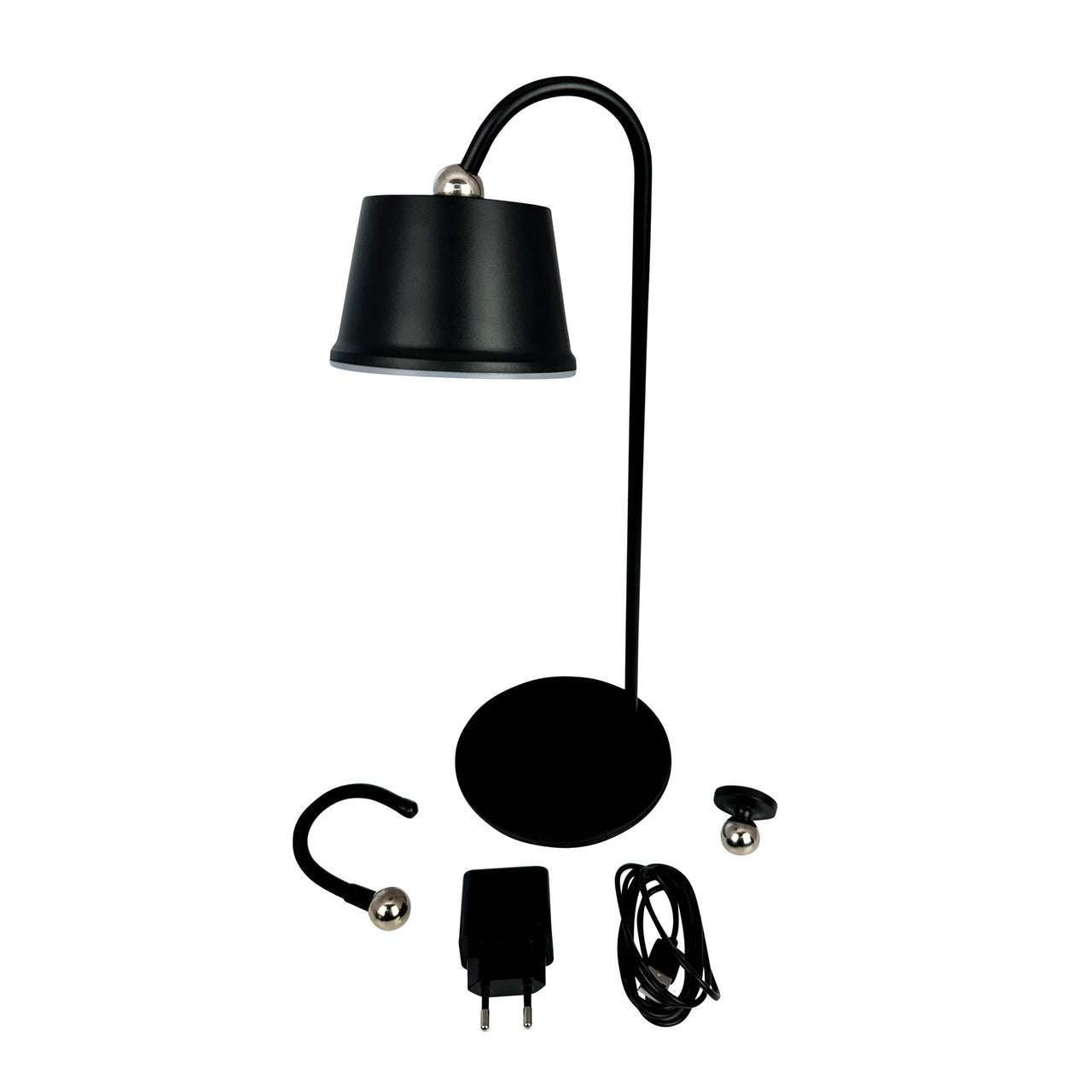 POP LED Wiederaufladbare Tischlampe – Schwarz