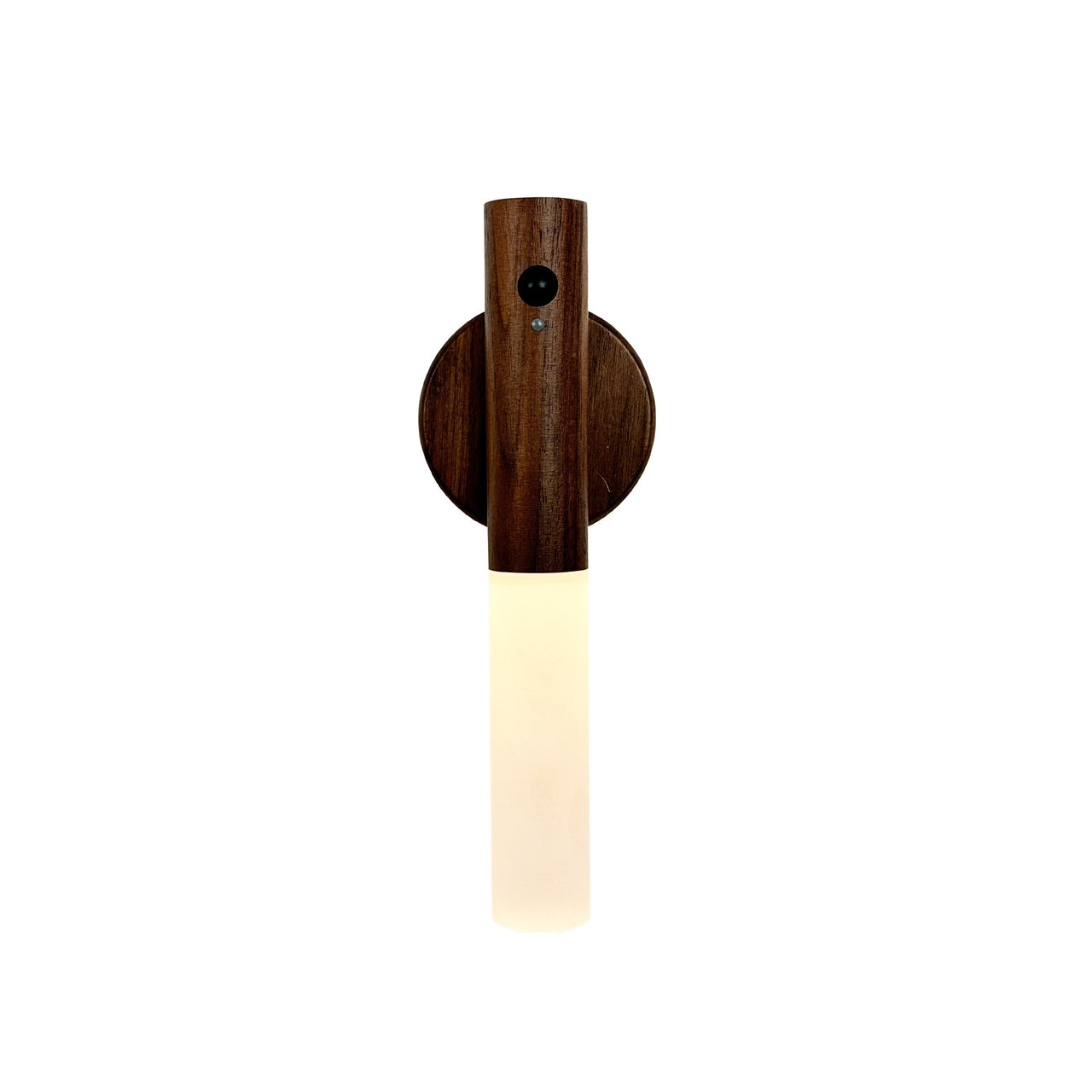 Sensor Wandlampe Dunkel Holz 2er-Pack