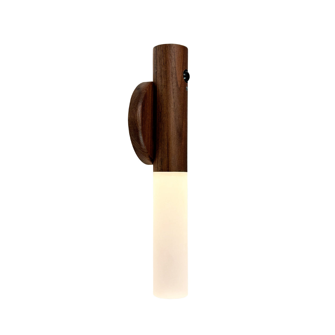 Sensor Wandlampe Dunkel Holz 2er-Pack