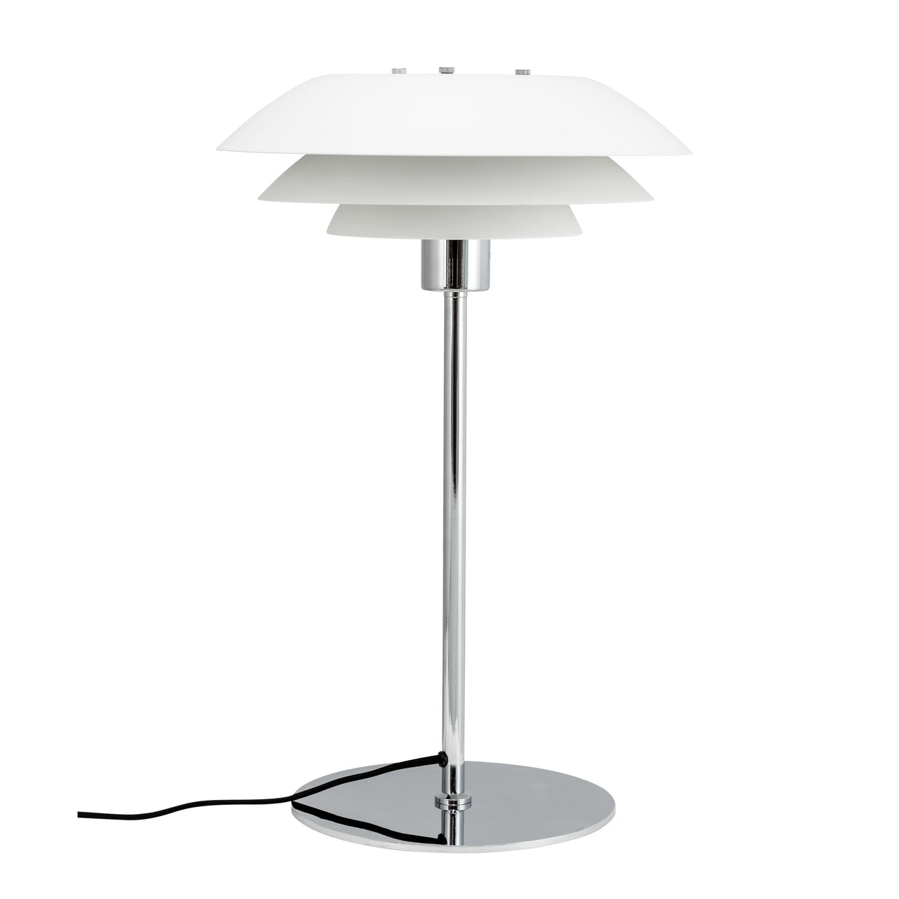 DL31 Special Edition Tischlampe – Weiß/Chrom
