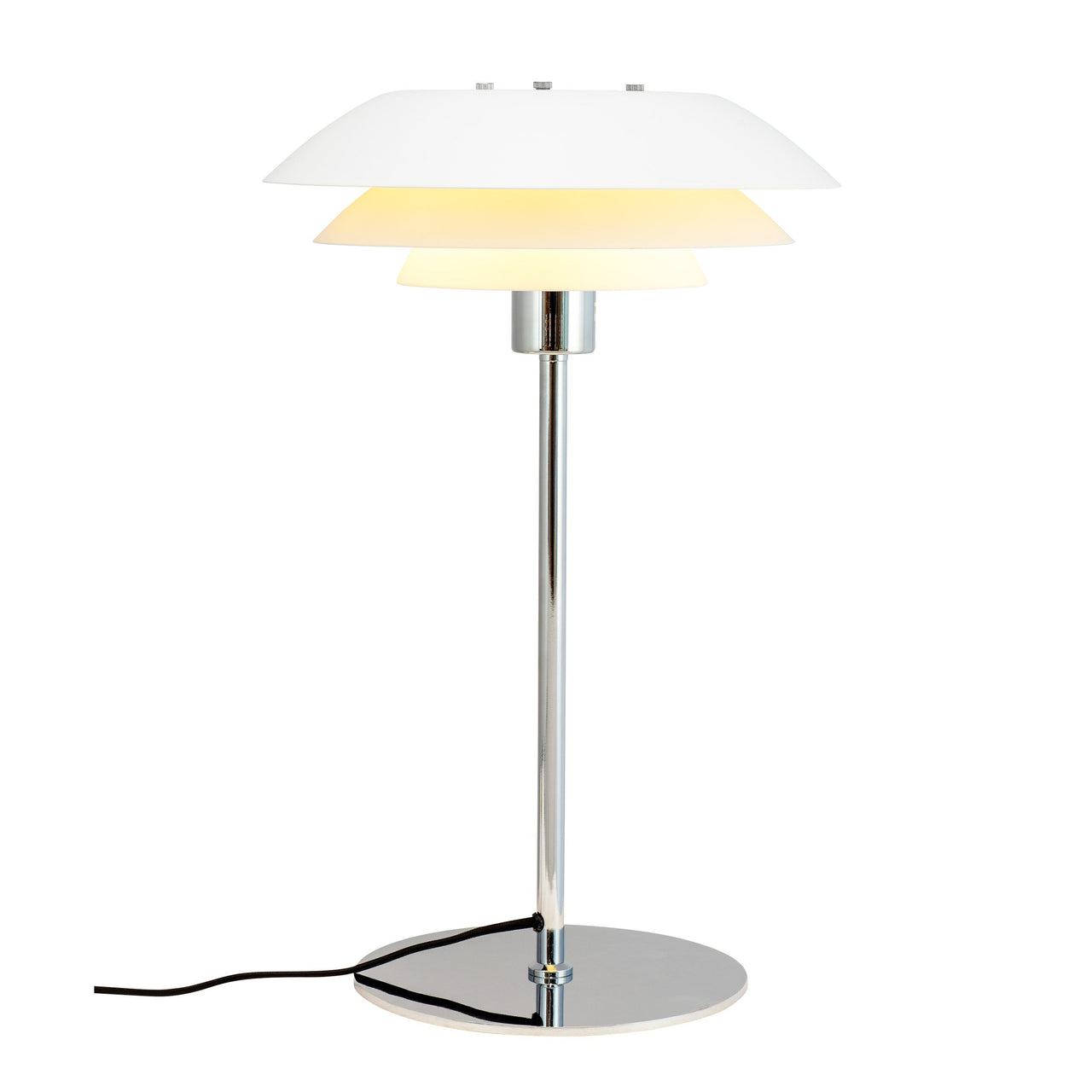 DL31 Special Edition Tischlampe – Weiß/Chrom