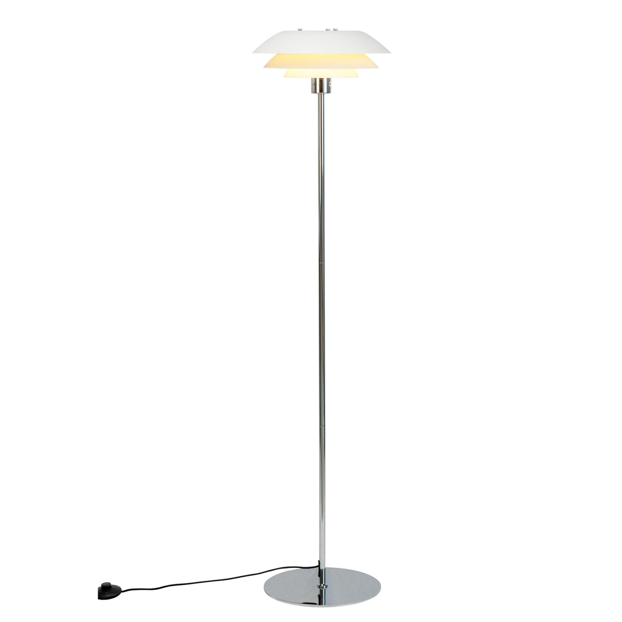 DL31 Special Edition Stehlampe – Weiß/Chrom