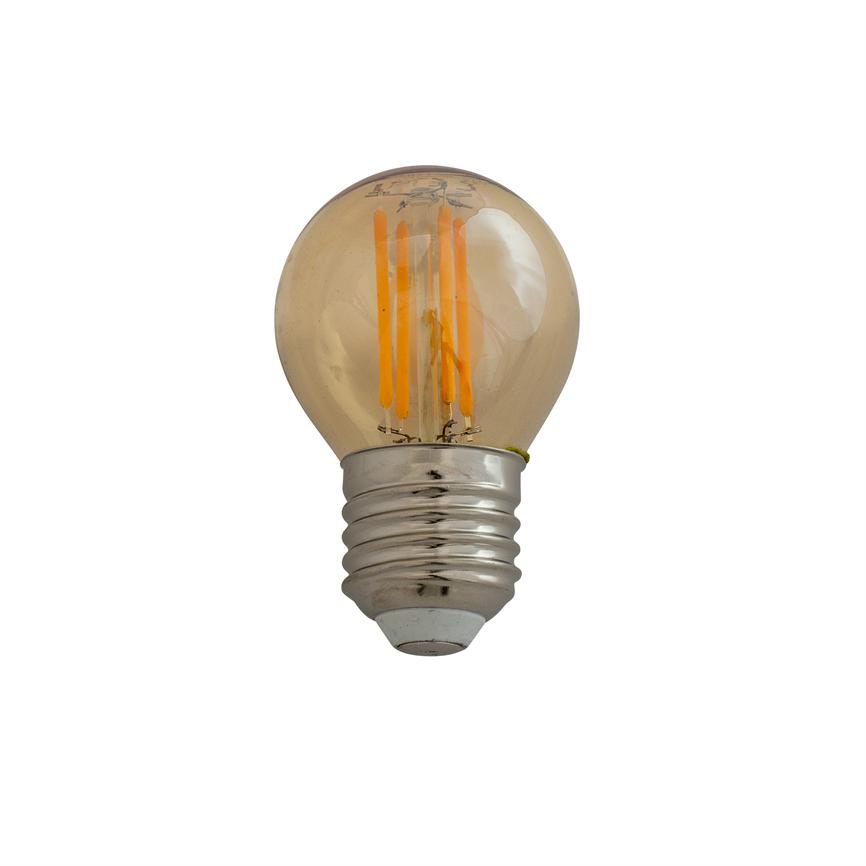 Kronen-Leuchtmittel E27 3-stufig Bernstein – 4W
