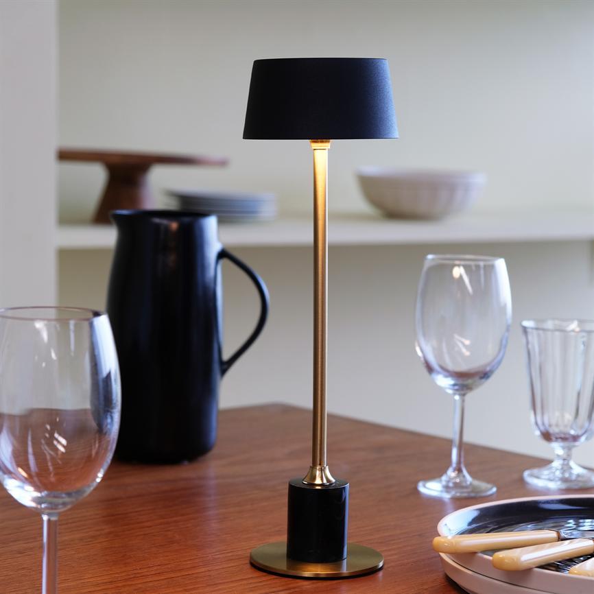 Yoyo Wiederaufladbare Tischlampe – Schwarz
