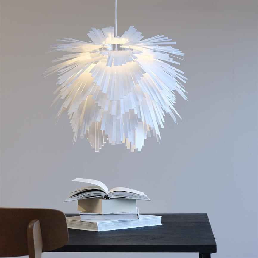 Illumin Pendelleuchte Cascade Mittel – Weiß