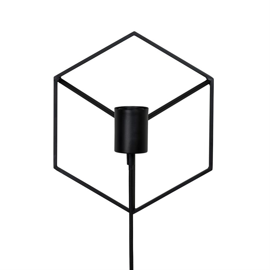 Wall Cube Wandlampe – Schwarz