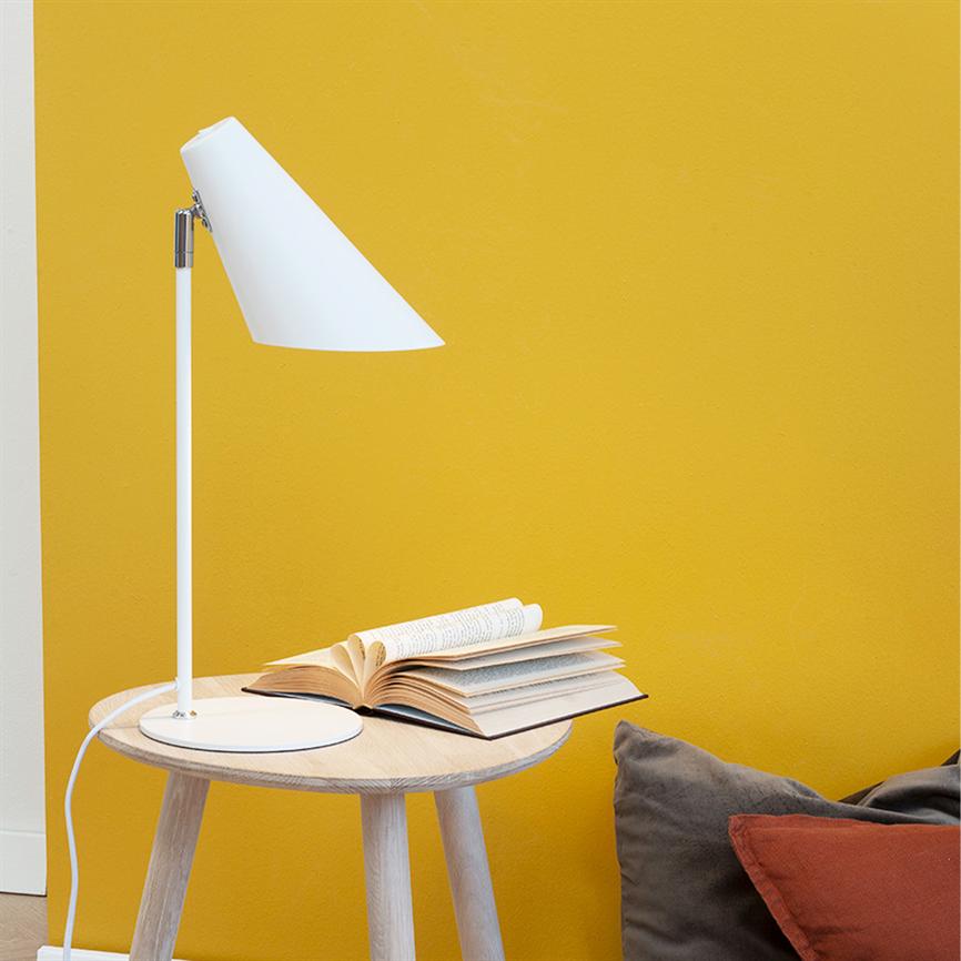 Cale Tischlampe – Weiß