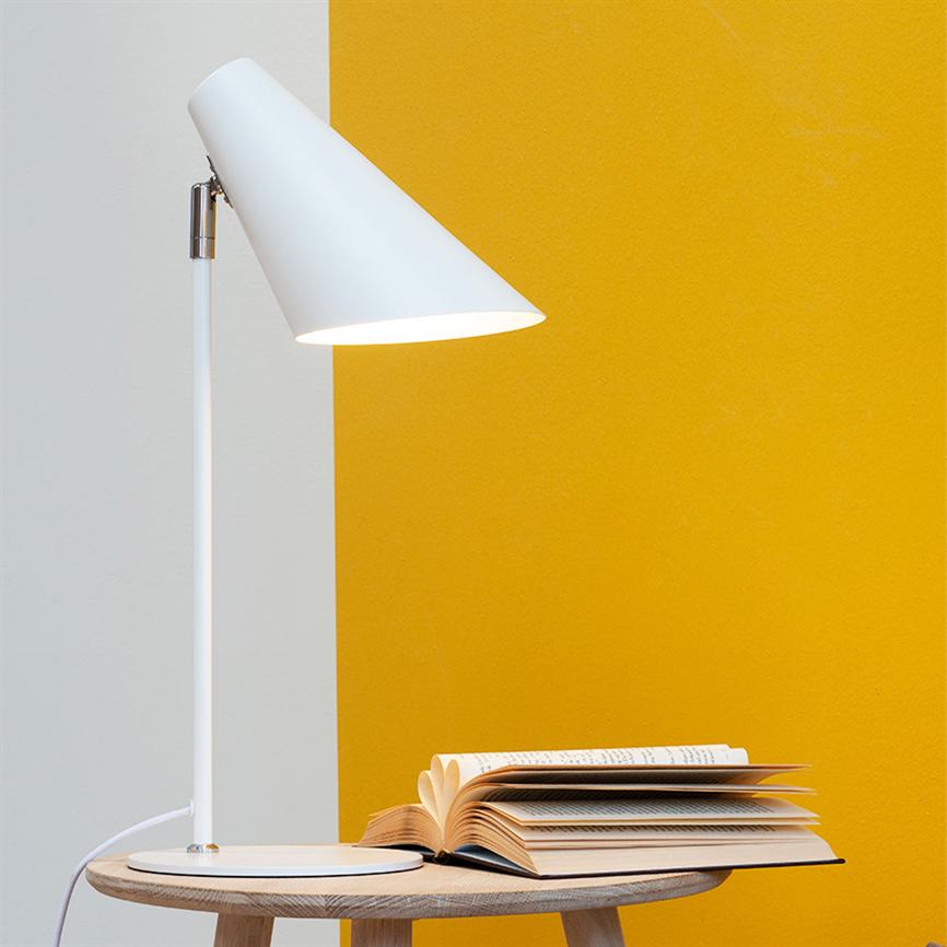 Cale Tischlampe – Weiß
