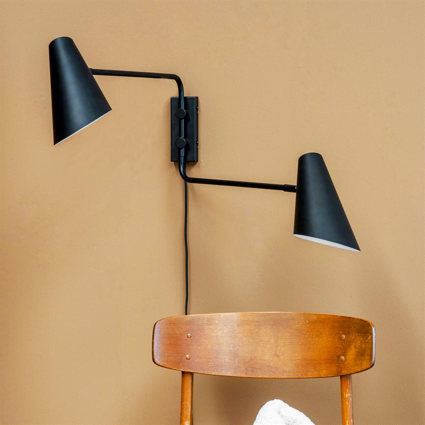 Cale Wandlampe – Schwarz