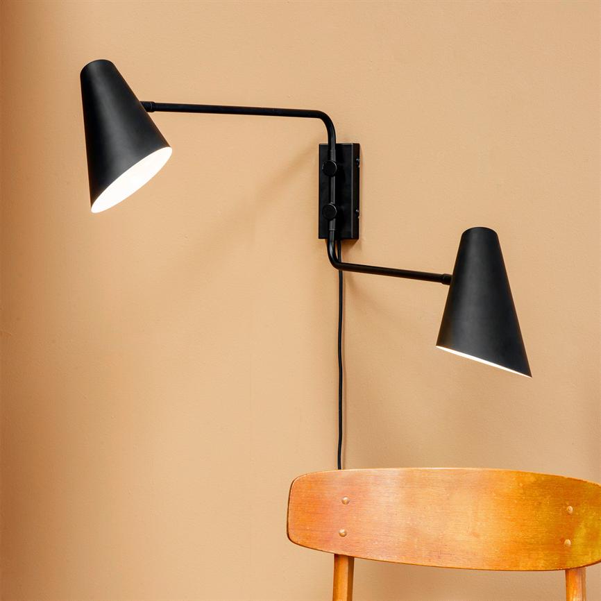 Cale Wandlampe – Schwarz