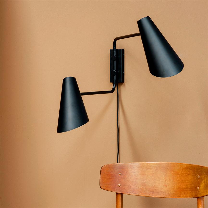 Cale Wandlampe – Schwarz