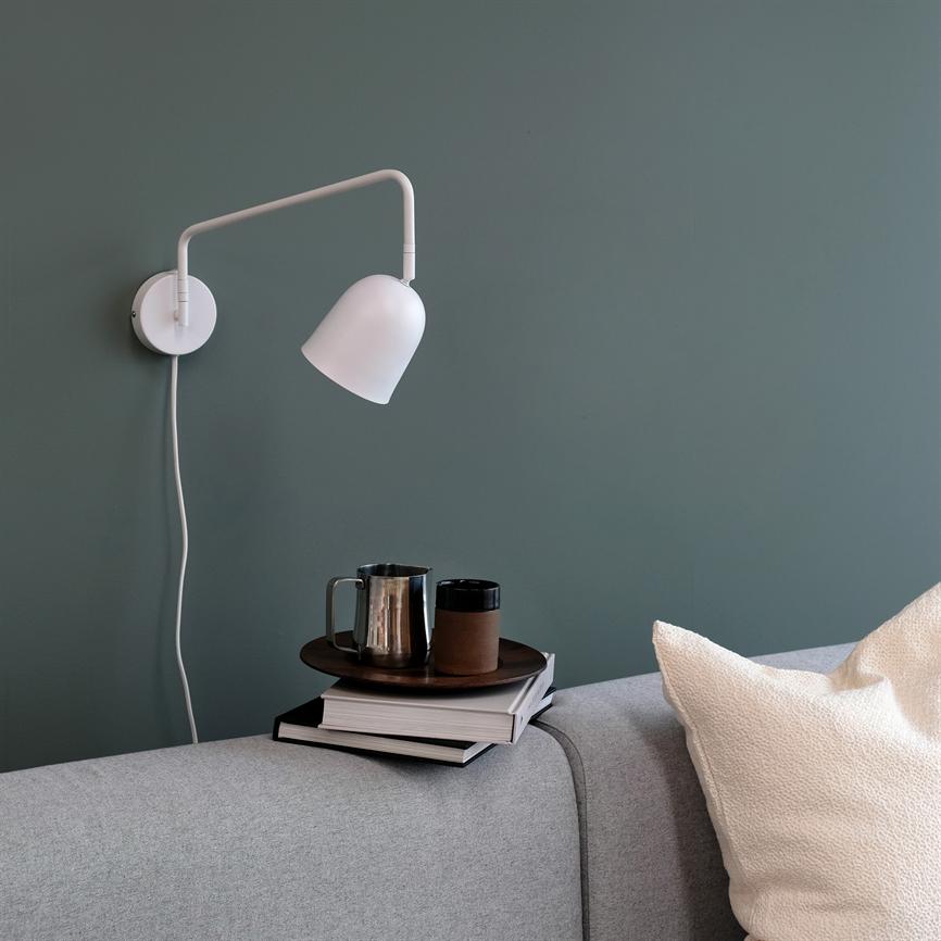 Manchester Wandlampe – Weiß – Ansicht 2
