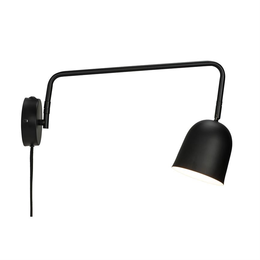 Manchester Wandlampe – Schwarz – Ansicht 3