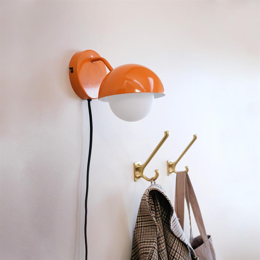 Rose Wandlampe
