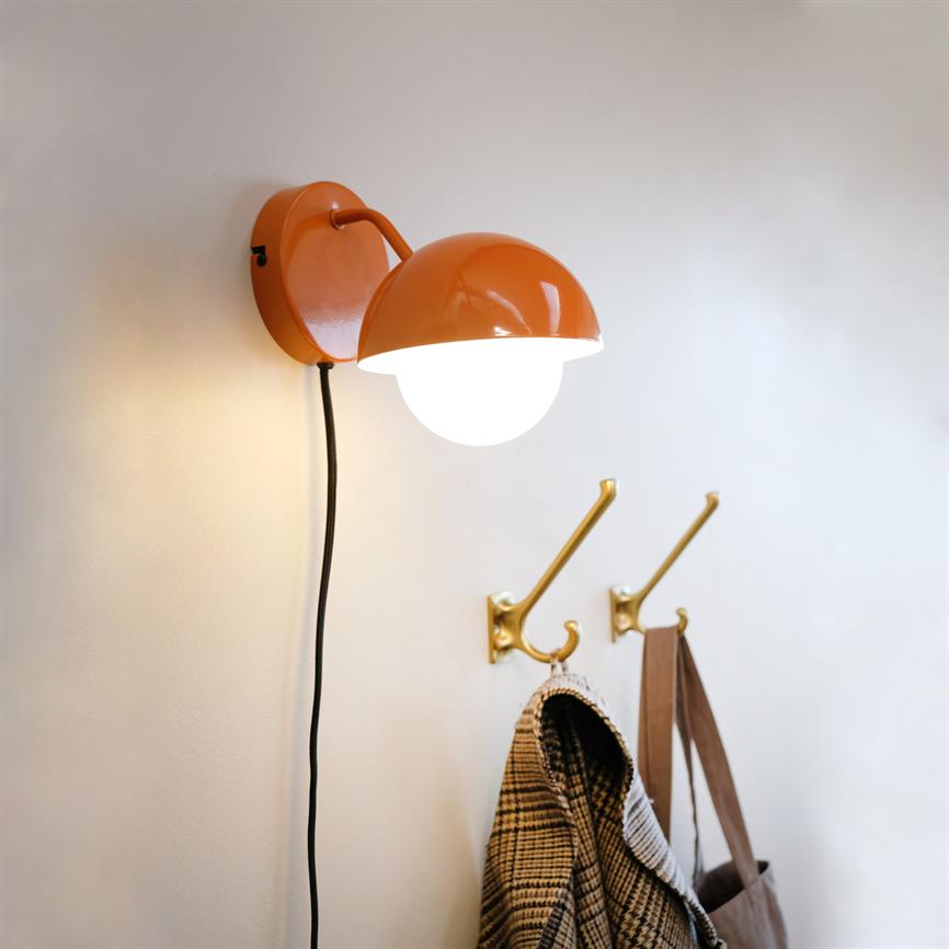Rose Wandlampe