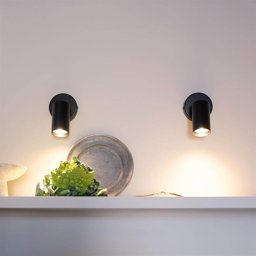 Modern Deckenspot – Schwarz – Ansicht 2