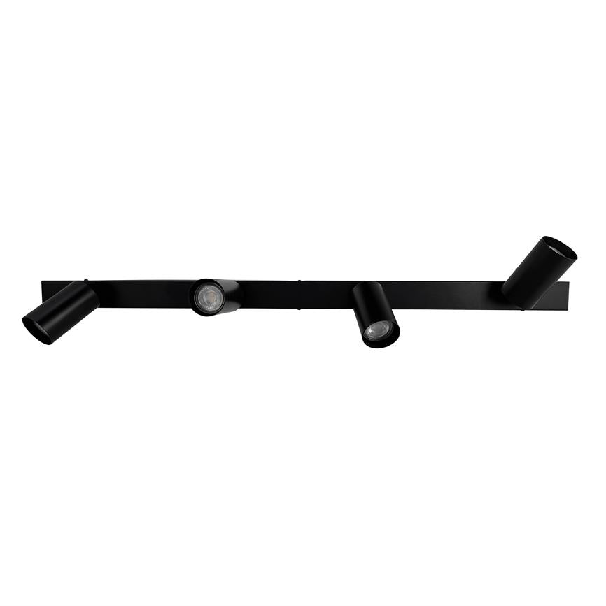 Modern Deckenschiene 4 Spots – Schwarz