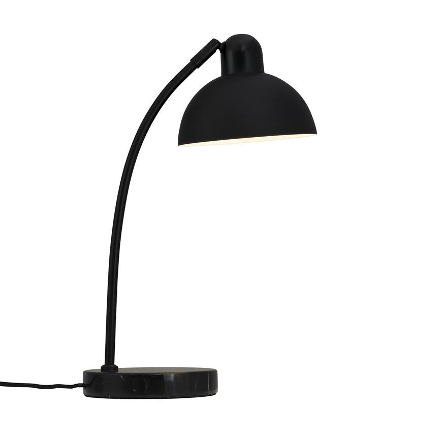 Eric Tischlampe – Schwarz/Marmor