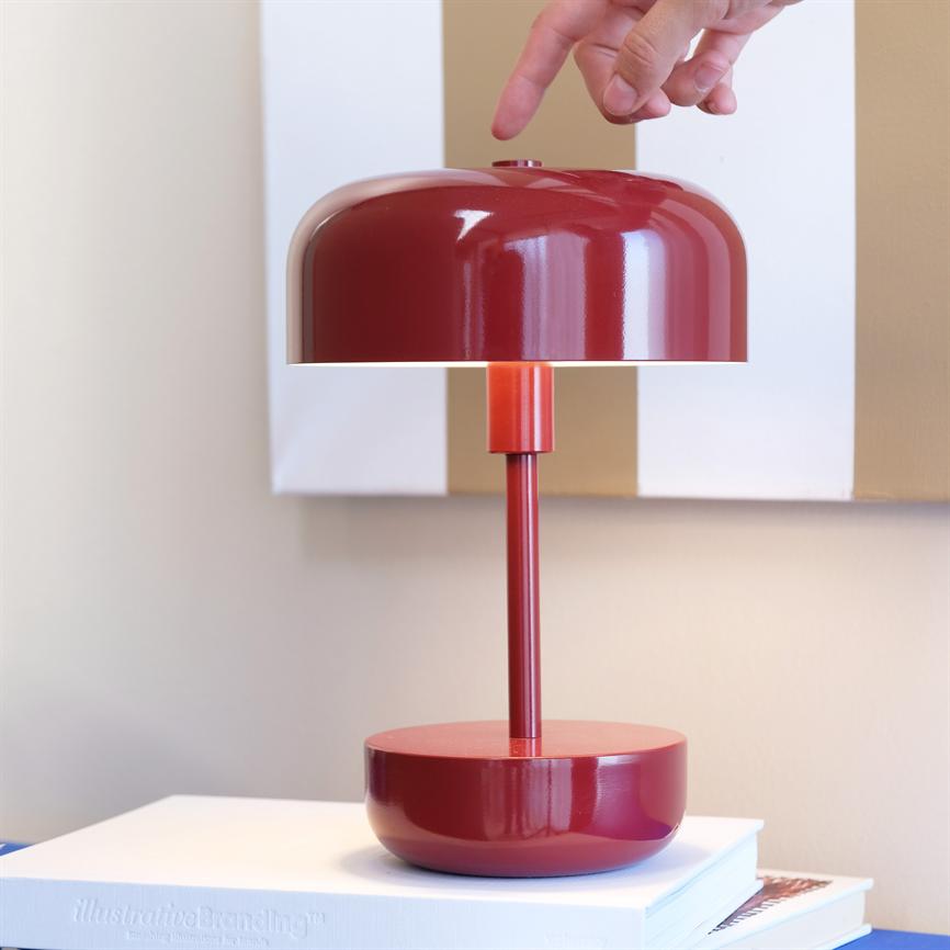 Haipot LED Wiederaufladbare Tischlampe – Dunkelrot