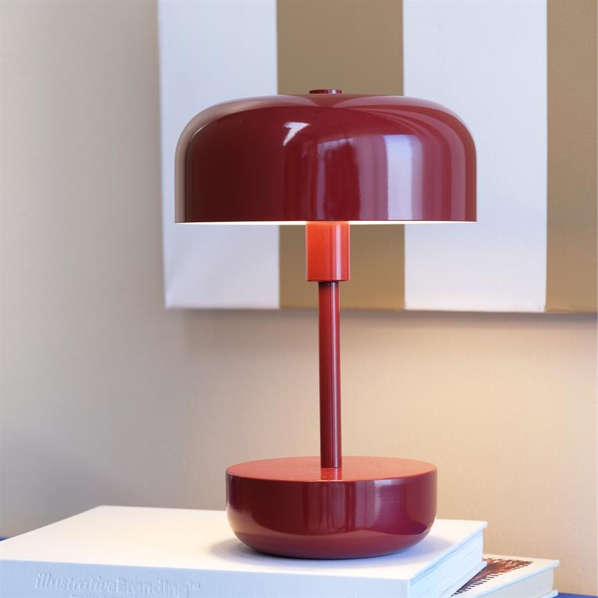Haipot LED Wiederaufladbare Tischlampe – Dunkelrot