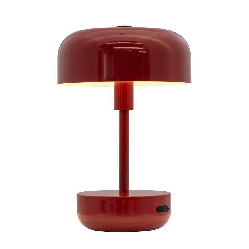 Haipot LED Wiederaufladbare Tischlampe – Dunkelrot