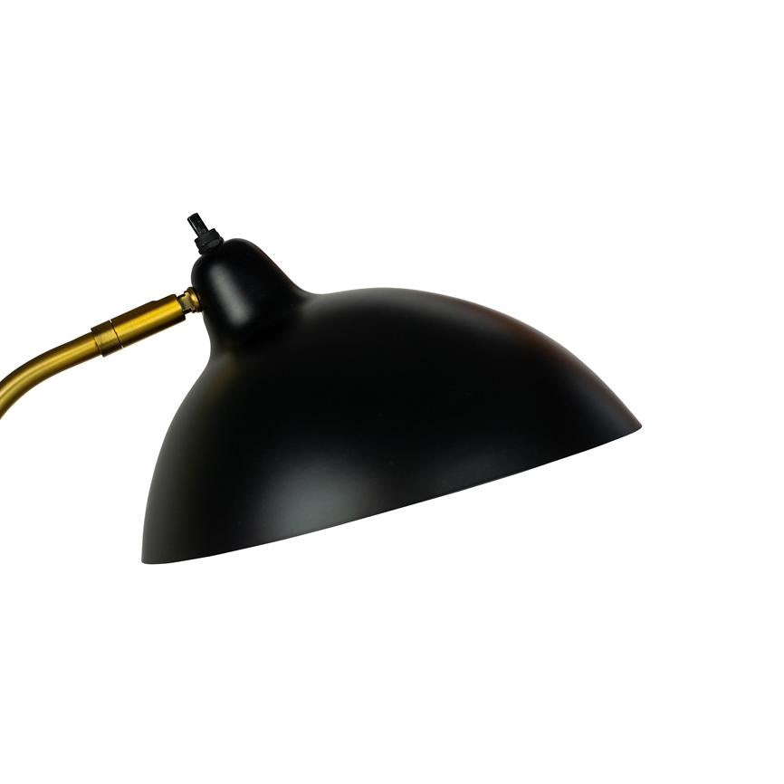 Futura Tischlampe – Schwarz/Messing