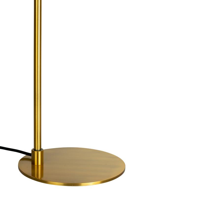 Futura Stehlampe – Schwarz/Messing