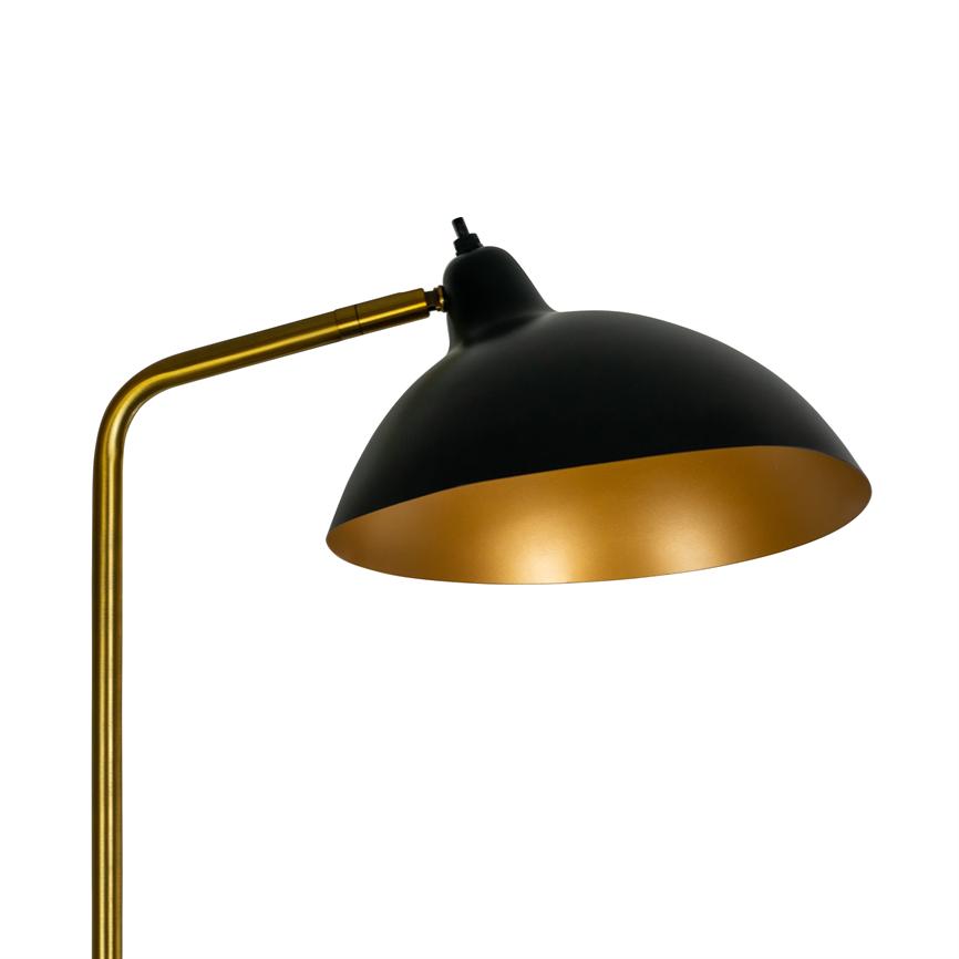 Futura Stehlampe – Schwarz/Messing