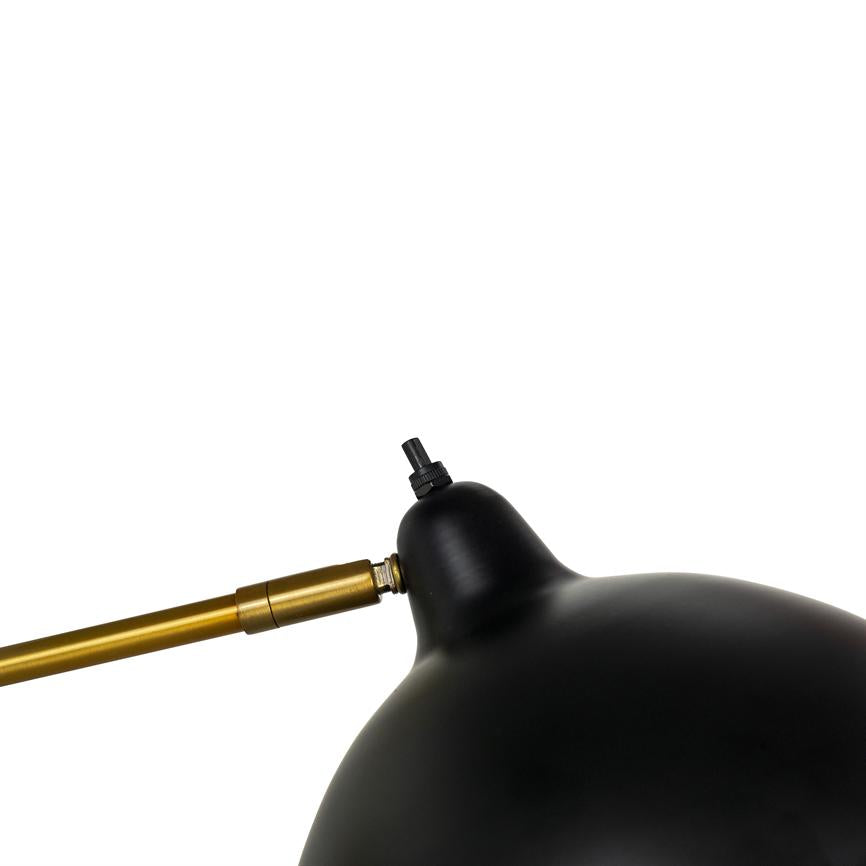 Futura Wandlampe – Schwarz/ Messing – Ansicht 6