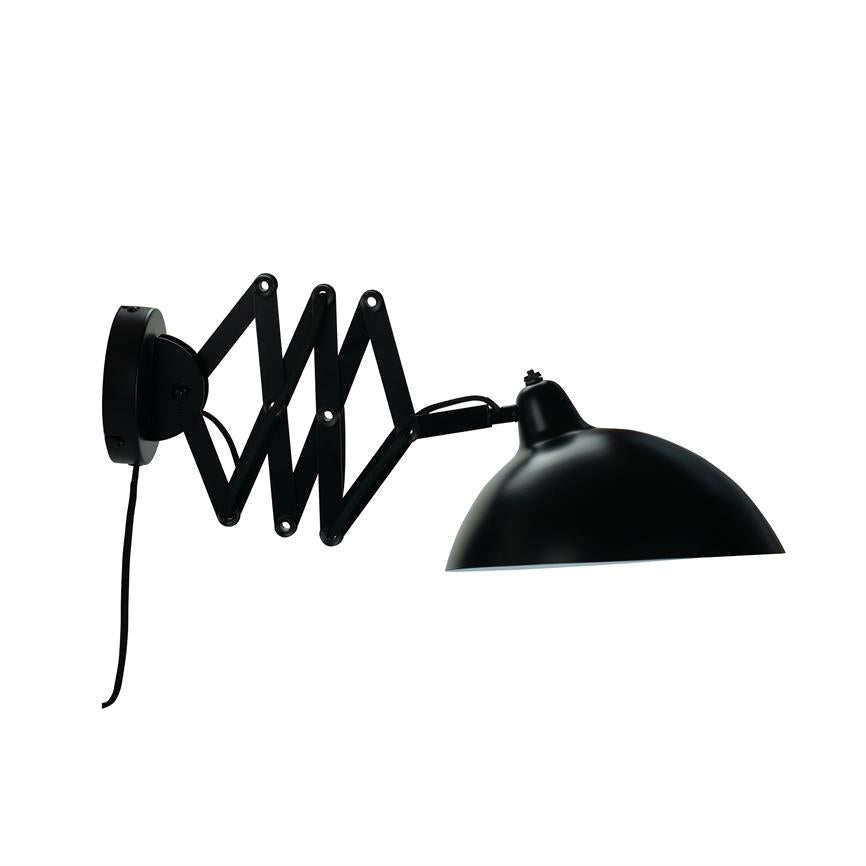Futura Wandlampe Gelenkarm – Schwarz