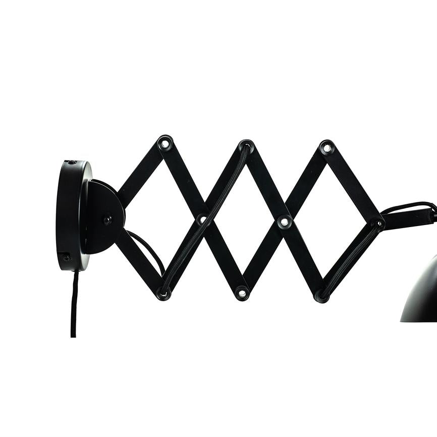 Futura Wandlampe Gelenkarm – Schwarz