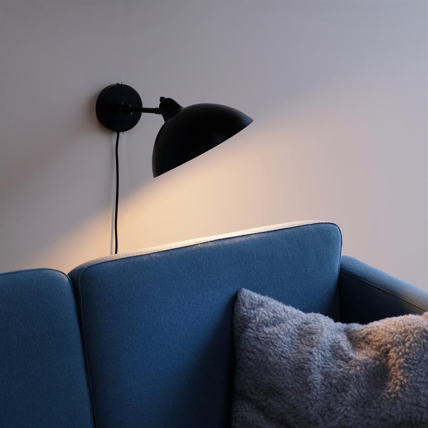 Futura Wandlampe – Schwarz