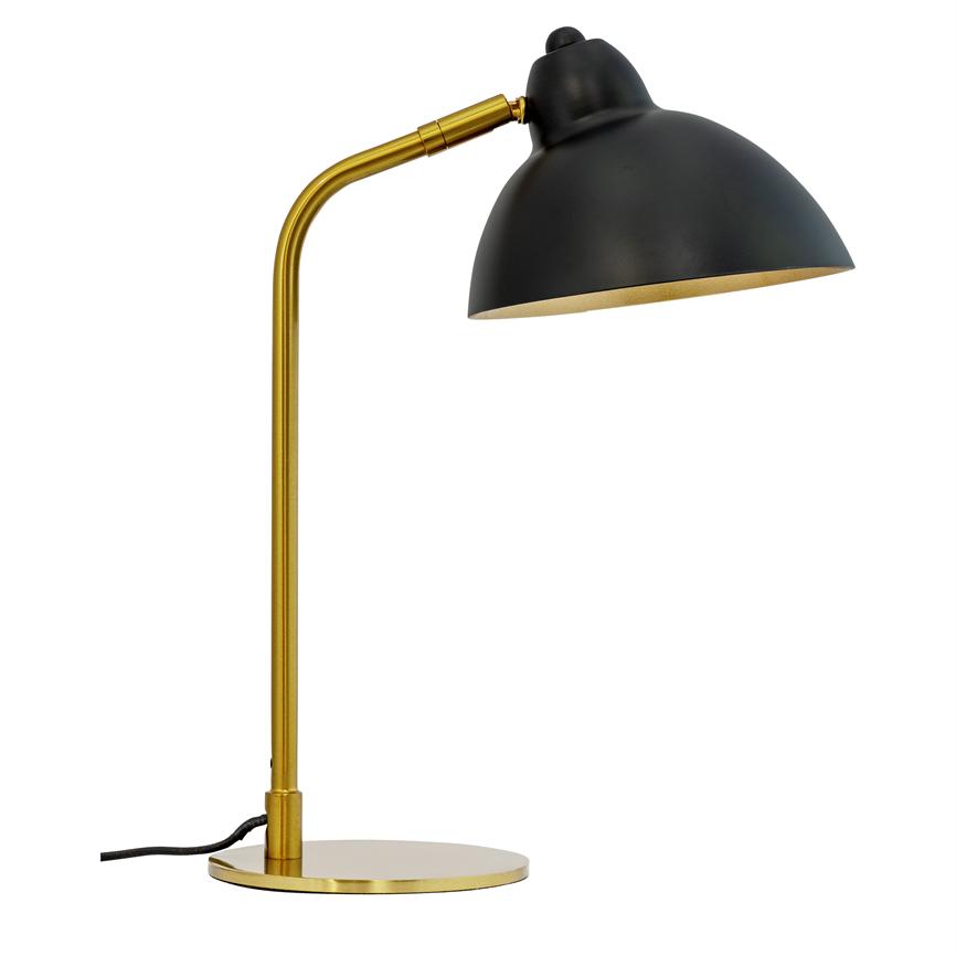 Futura Tischlampe – Schwarz/Messing