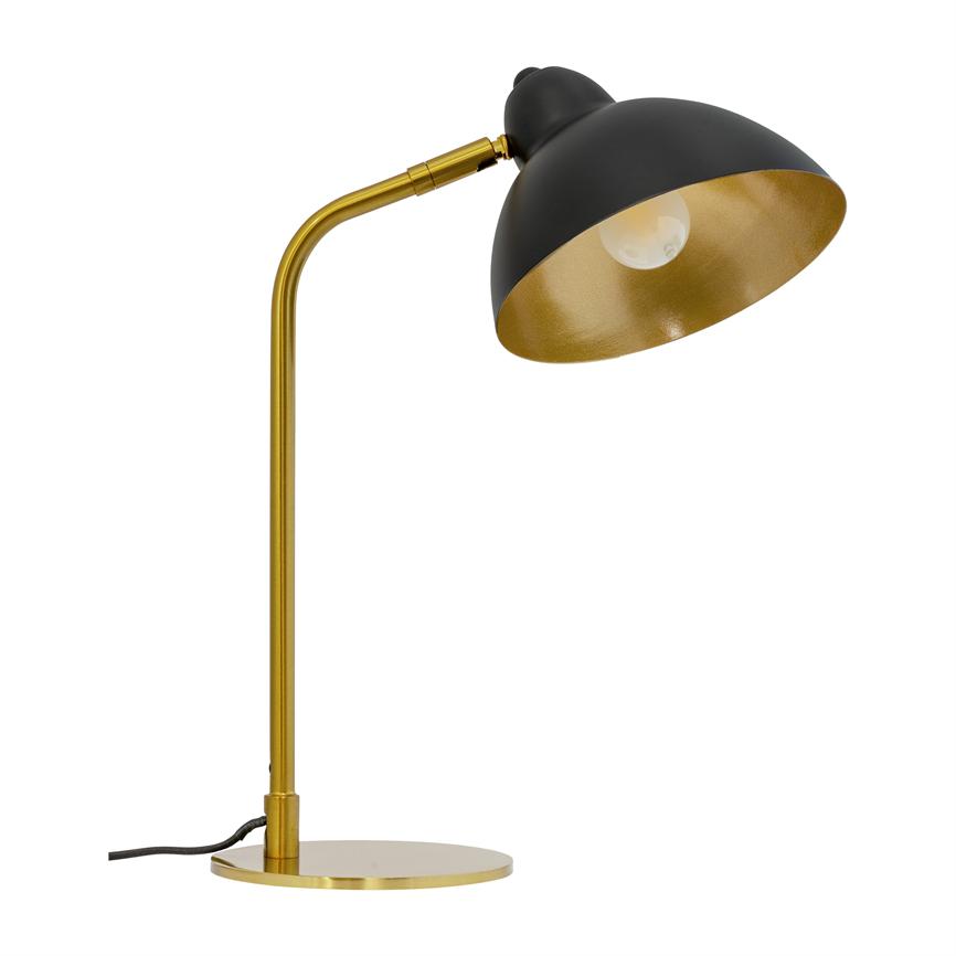 Futura Tischlampe – Schwarz/Messing
