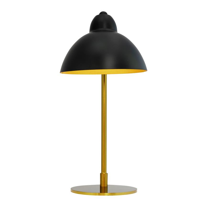 Futura Tischlampe – Schwarz/Messing