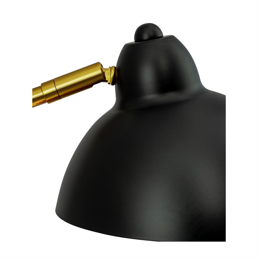 Futura Tischlampe – Schwarz/Messing