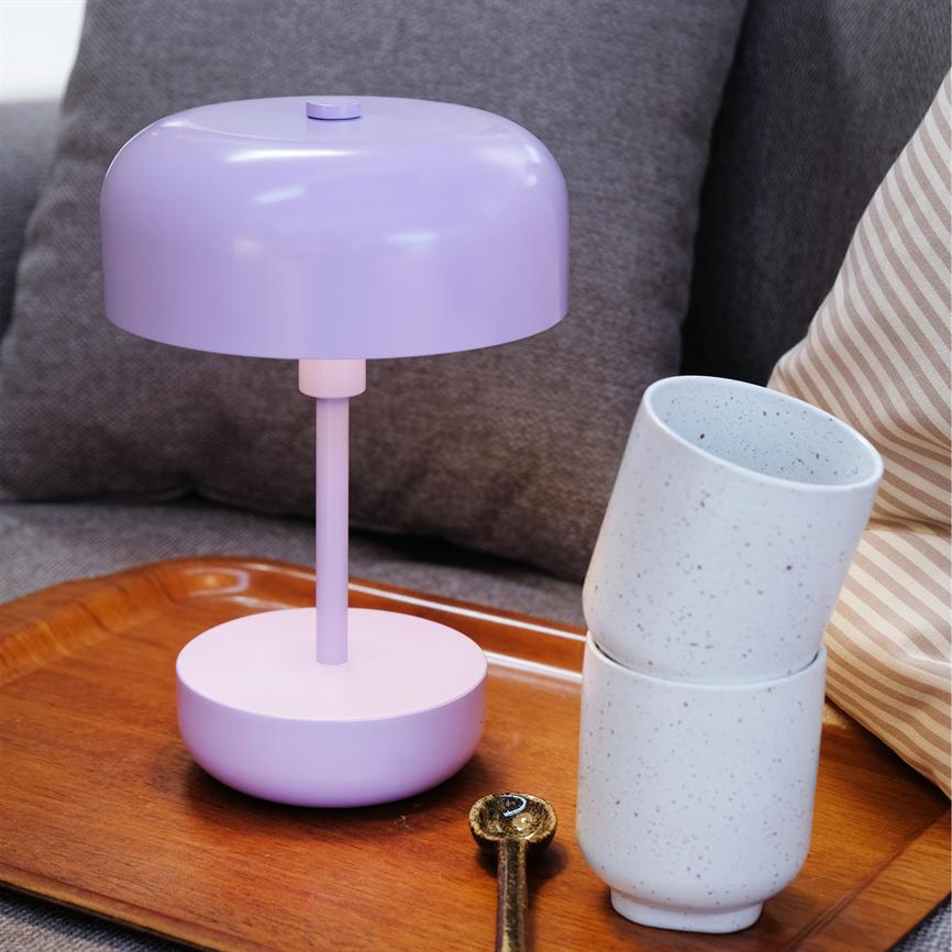 Haipot LED Wiederaufladbare Tischlampe – Lila