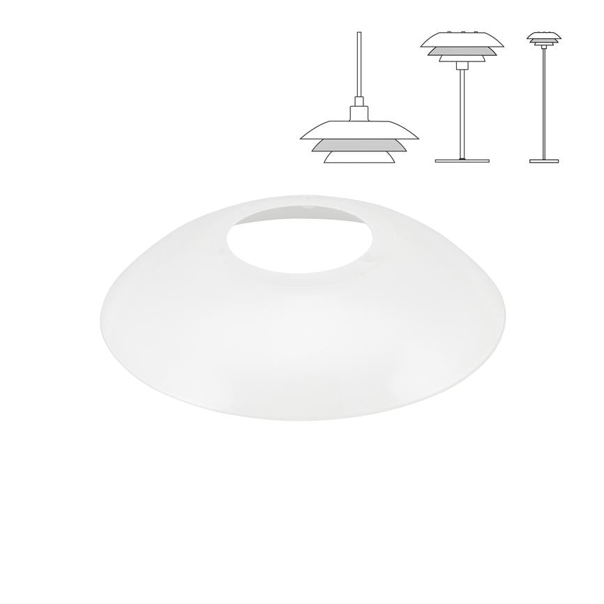 DL31 Ersatzglas Mittlerer Lampenschirm