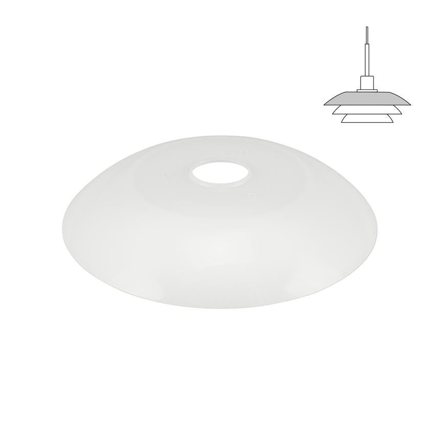 DL31 Pendelleuchte Ersatzglas Oberer Lampenschirm